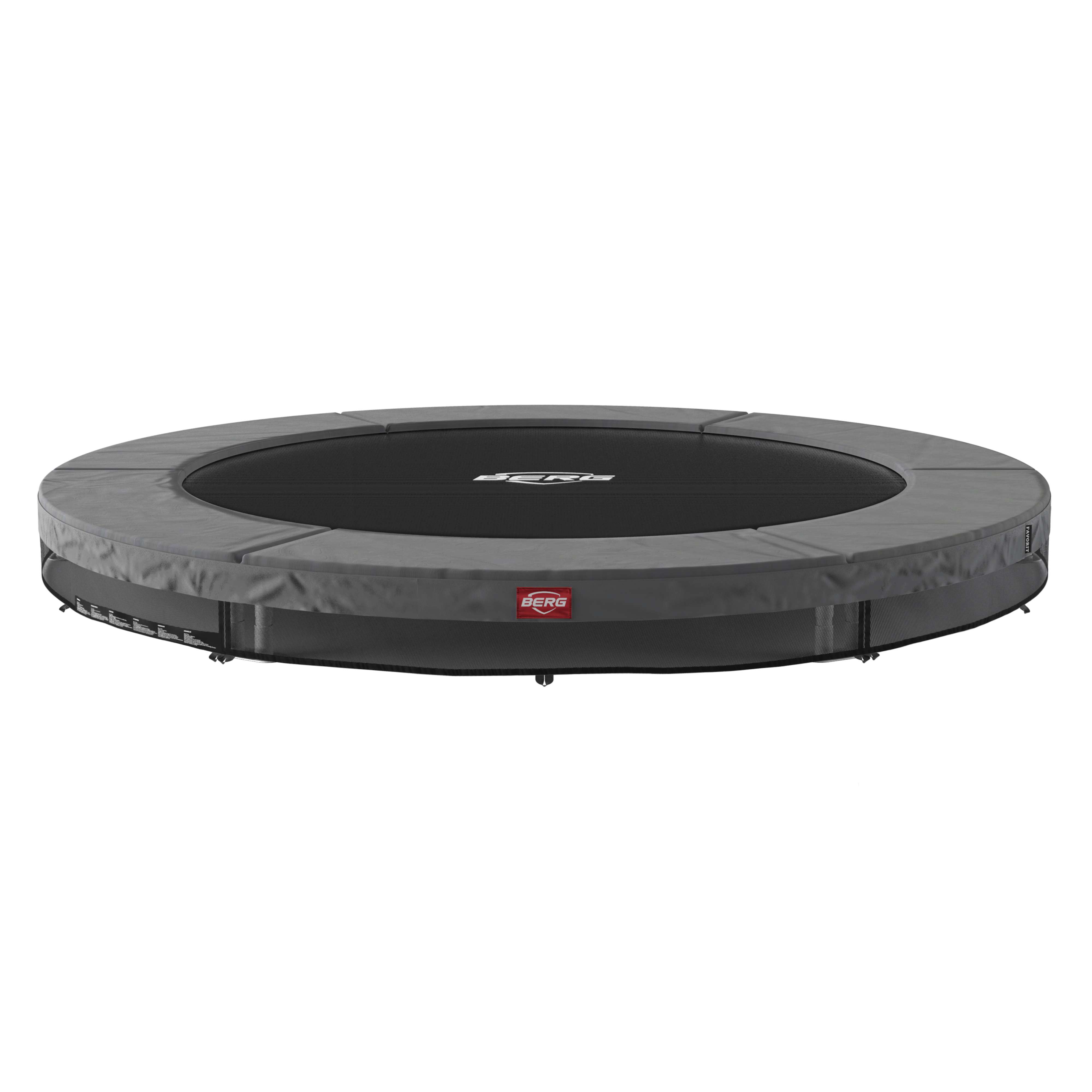 BERG SPORTS Favorit InGround 270 Grey — InGround trampoline set into the lawn